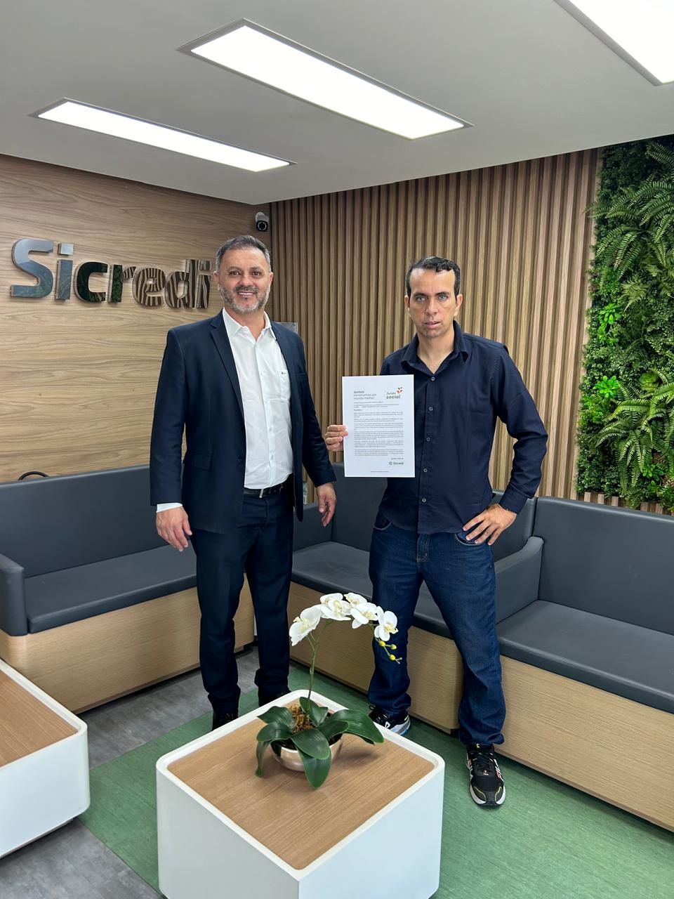 Augusto gerente do banco Sicred